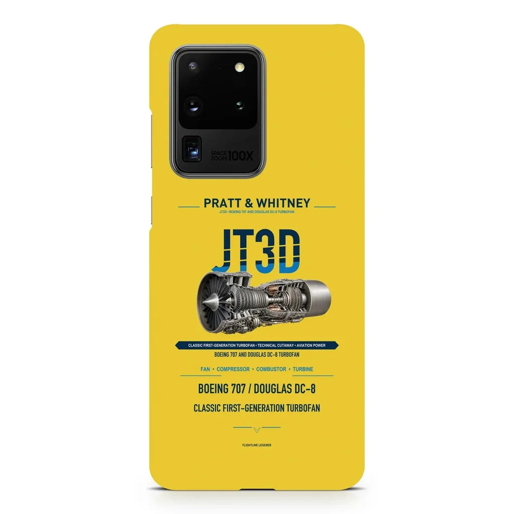 JT3D design on samsung case - yellow