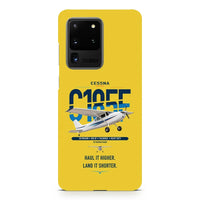 Thumbnail for Cessna A185F Skywagon design on samsung case - yellow