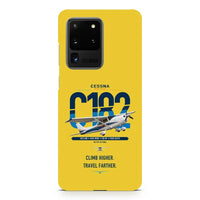 Thumbnail for Cessna 182 Skylane design on samsung case - yellow