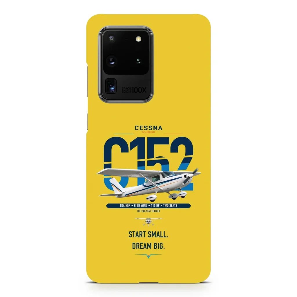 Cessna 152 design on samsung case - yellow
