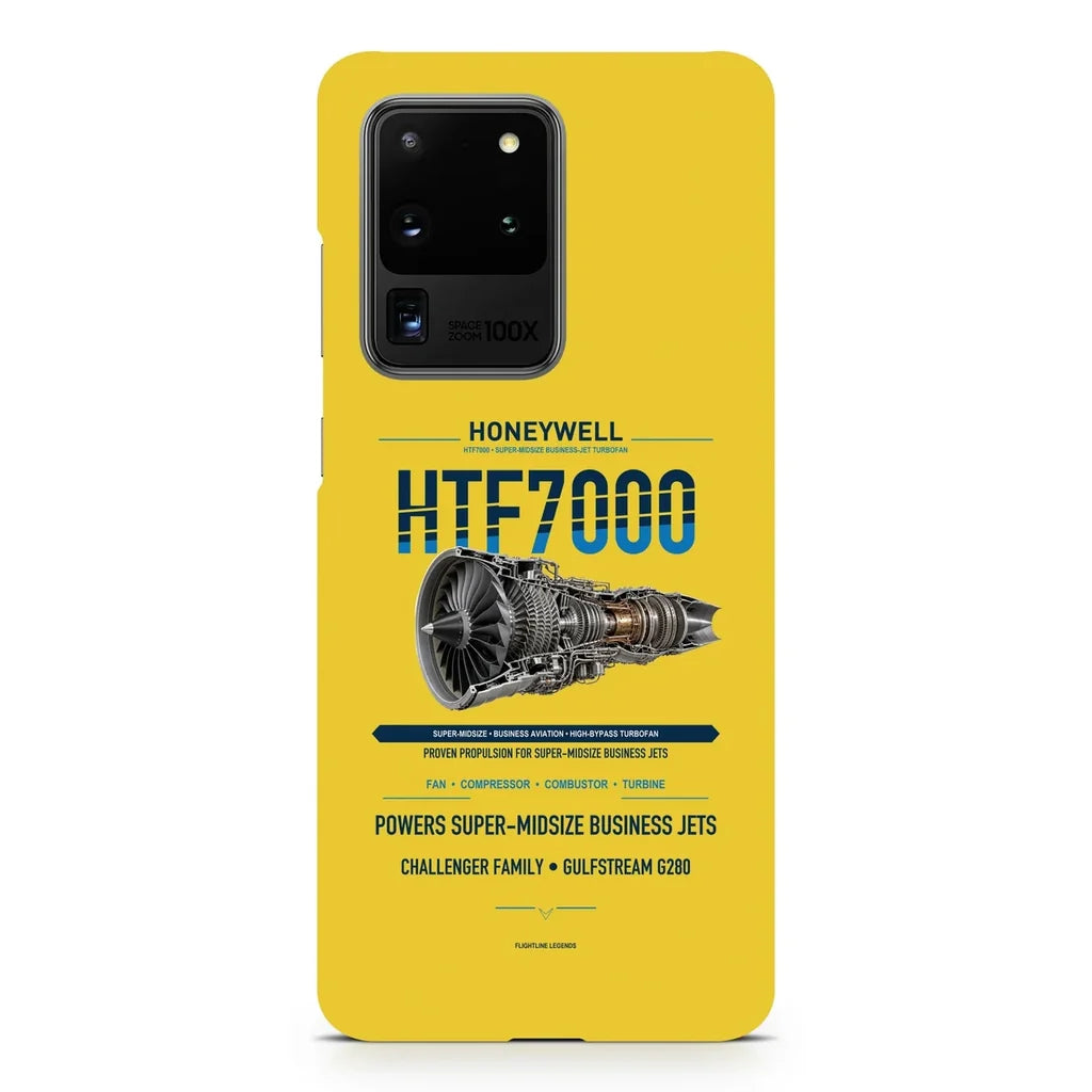 HTF7000 design on samsung case - yellow
