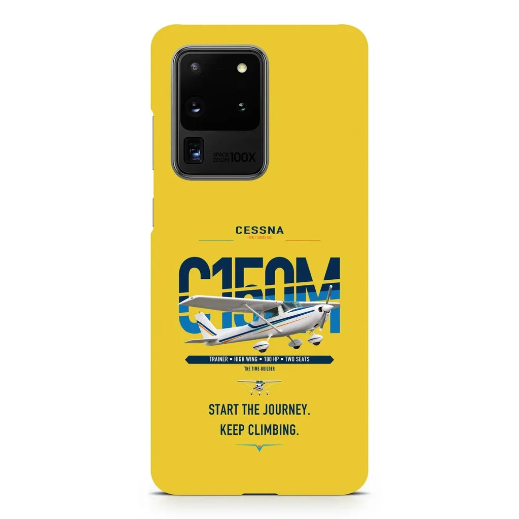 Cessna 150M design on samsung case - yellow
