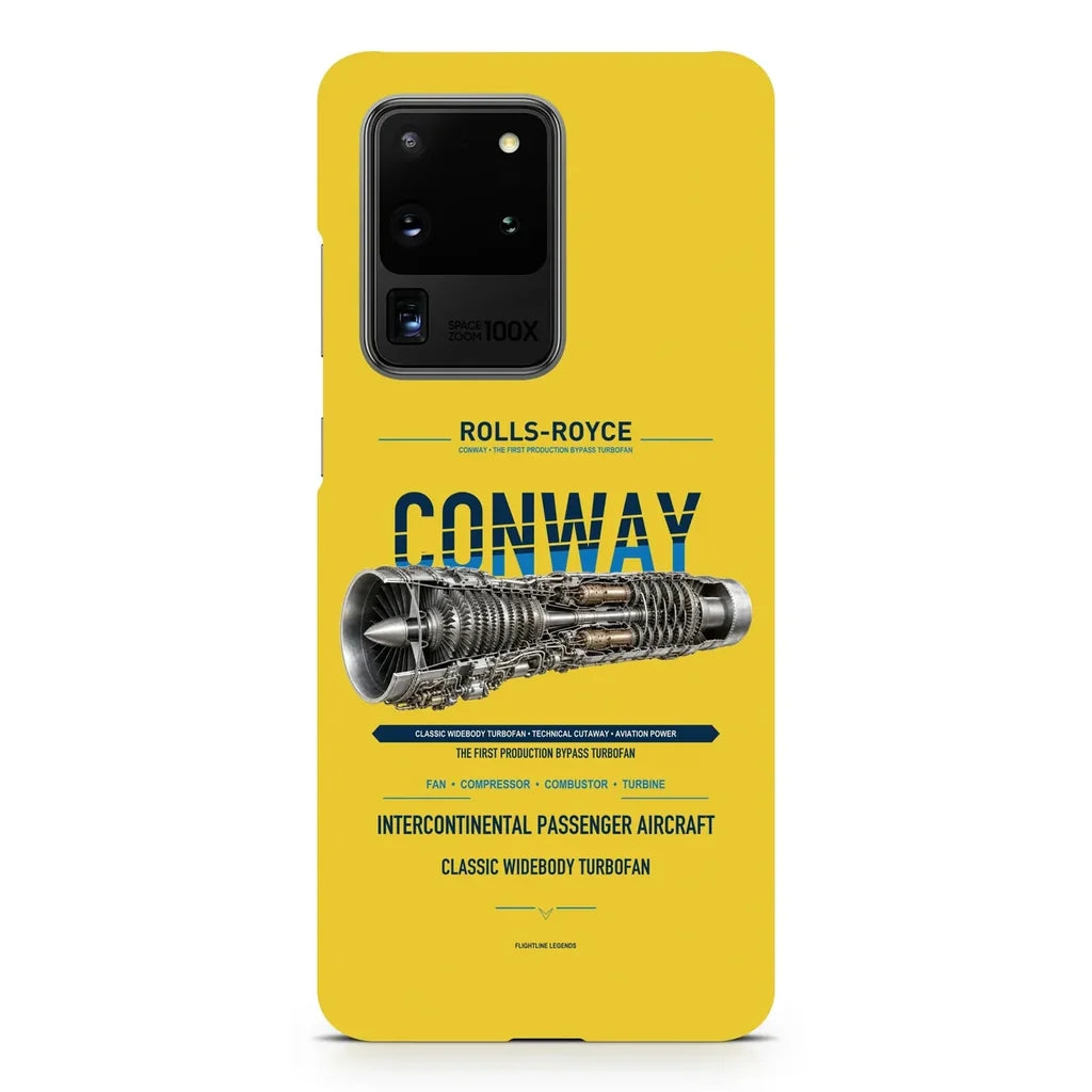 CONWAY design on samsung case - yellow
