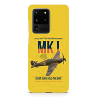Thumbnail for Hawker Hurricane Mk I design on samsung case - yellow