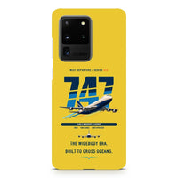 Thumbnail for Boeing 747-200B design on samsung case - yellow