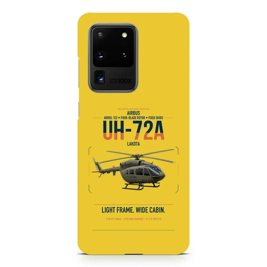 Airbus UH-72A Lakota design on samsung case - yellow