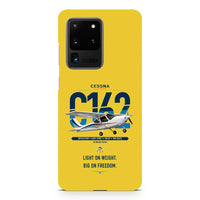 Thumbnail for Cessna 162 Skycatcher design on samsung case - yellow