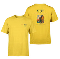Thumbnail for Sawyer International Airport (MQT) design printed on yellow double-side t-shirt