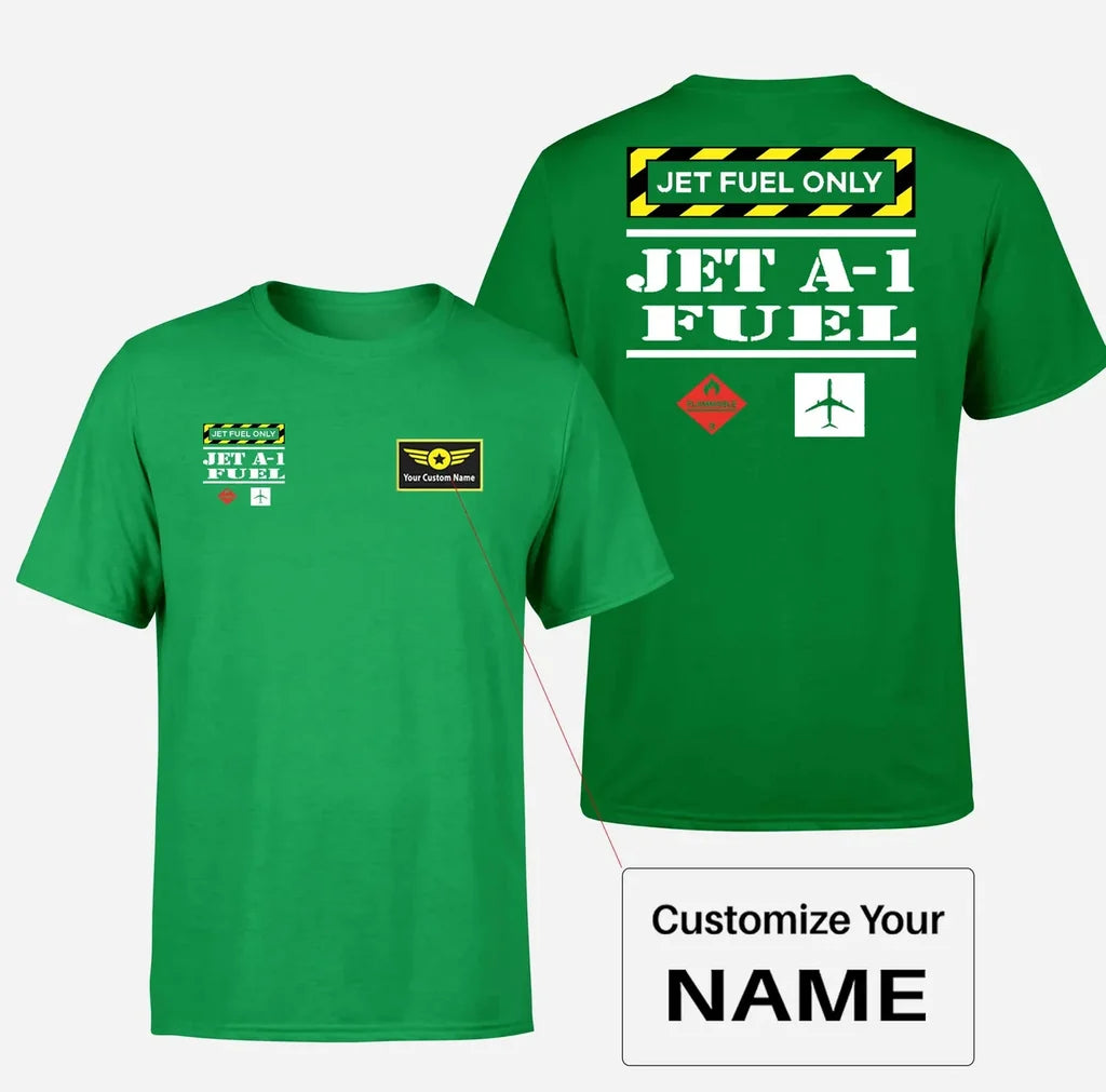 Customisable Jet Fuel Only T-Shirt - view 7