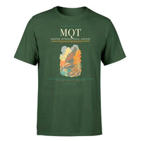 Thumbnail for Sawyer International Airport (MQT) T-Shirt single-side front print in Dark Green | sawyer-international-airport-mqt-double-side-t-shirt