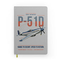 Thumbnail for P-51D Mustang design on light gray notebook