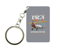 Thumbnail for F3F-2 LAST BIPLANE Key Chain design on gray key chain