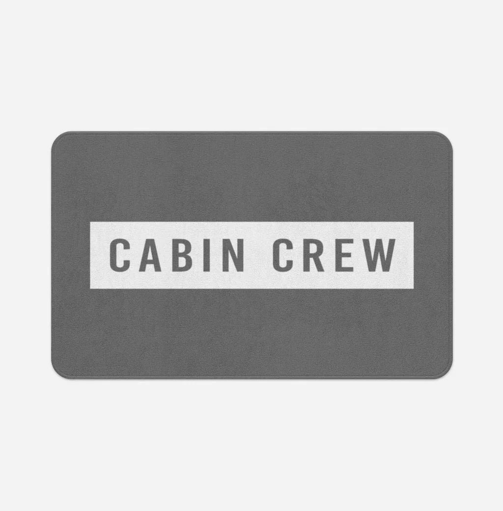 Cabin Crew Text Bath Mat - view 6