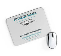 Thumbnail for Fotokite Sigma design on light gray rectangle mouse pad