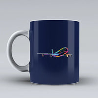 Thumbnail for Customisable Multicolor Airplane Mug - view 6
