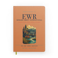 Thumbnail for Newark Liberty International Airport (EWR) design on orange notebook