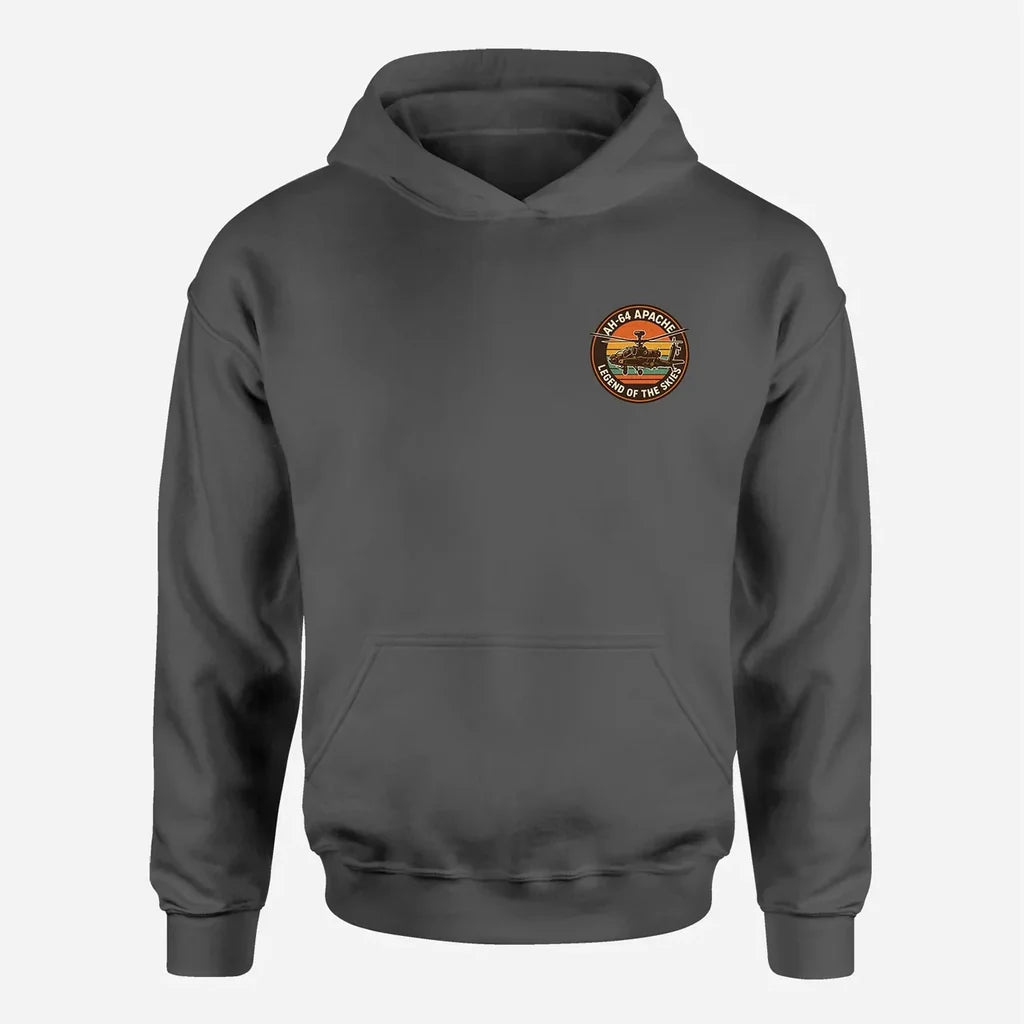 Customisable Retro Apache AH-64 Hoodie - view 6