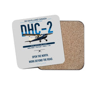 Thumbnail for DHC-2 Beaver Mk I design on light gray 1 piece coaster