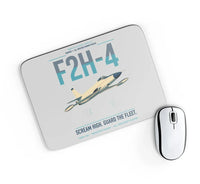 Thumbnail for F2H-4 Banshee design on light gray rectangle mouse pad