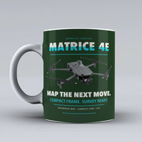 Thumbnail for Matrice 4E Mug design on dark green dji