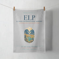 Thumbnail for El Paso International Airport (ELP) design on light gray towel