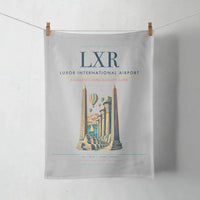 Thumbnail for Luxor International Airport (LXR) design on light gray towel