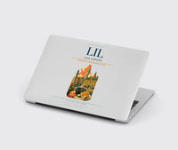 Thumbnail for Lille Airport (LIL) design on light gray MacBook case
