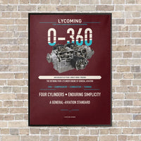 Thumbnail for O-360 vertical canvas print - framed - dark red background
