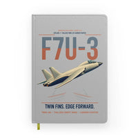 Thumbnail for F7U-3 Cutlass design on light gray notebook