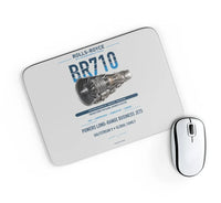Thumbnail for BR710 design on light gray rectangle mouse pad
