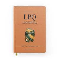 Thumbnail for Luang Prabang International Airport (LPQ) design on orange notebook