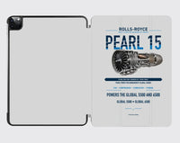 Thumbnail for PEARL 15 design on light gray ipad tablet case
