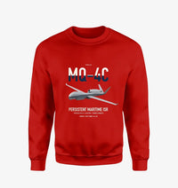 Thumbnail for MQ-4C Triton IFC-4 design on red sweatshirt