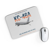 Thumbnail for KC-46A PEGASUS design on light gray rectangle mouse pad