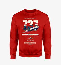 Thumbnail for Boeing 737 MAX 8 design on red sweatshirt