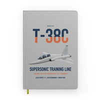 Thumbnail for T-38C Talon design on light gray notebook