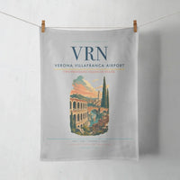 Thumbnail for Verona Villafranca Airport (VRN) design on light gray towel