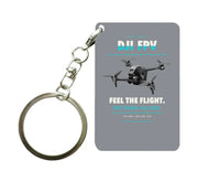 Thumbnail for DJI FPV Key Chain design on gray key chain