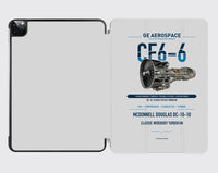 Thumbnail for CF6-6 design on light gray ipad tablet case
