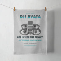 Thumbnail for DJI Avata design on light gray towel