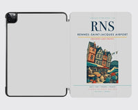 Thumbnail for Rennes–Saint-Jacques Airport (RNS) design on light gray ipad tablet case