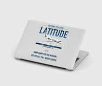 Thumbnail for Cessna Citation Latitude design on light gray MacBook case