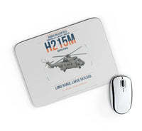 Thumbnail for Airbus H215M design on light gray rectangle mouse pad