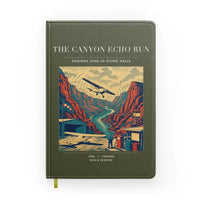 Thumbnail for VINTAGE G4338 - The Canyon Echo Run - Designed Notebooks design on greenarmy