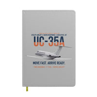 Thumbnail for UC-35A Citation Ultra Rapid Utility Airlift design on light gray notebook