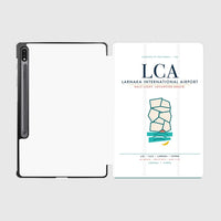 Thumbnail for Larnaka International Airport (LCA) design on white samsung tablet tablet case