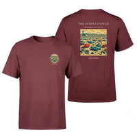 Thumbnail for VINTAGE G4539 - The Surplus Field - Double-Side T-Shirt design on darkred double side t shirt