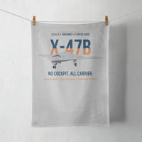 Thumbnail for X-47B UCAS-D Carrier Wing Without a Cockpit design on light gray towel