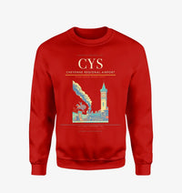 Thumbnail for Cheyenne Regional Airport (CYS) design on red sweatshirt