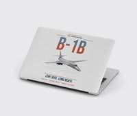 Thumbnail for B-1B Lancer design on light gray MacBook case